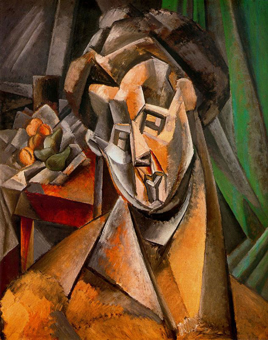 Picasso Woman and pears. Fernande 1909
